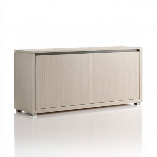 Szafka na buty z płyty wiórowej laminowanej, jasny dąb, 120 × 35 × 75 cm